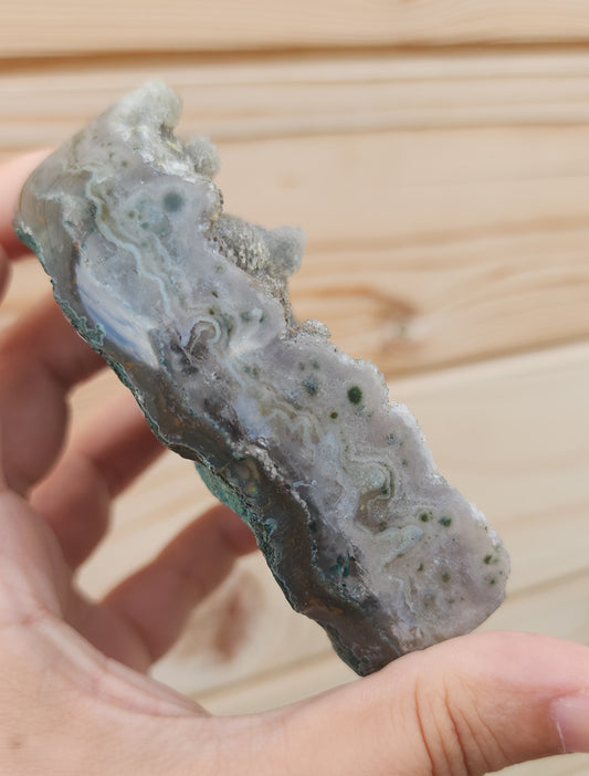 Green Amethyst Heart