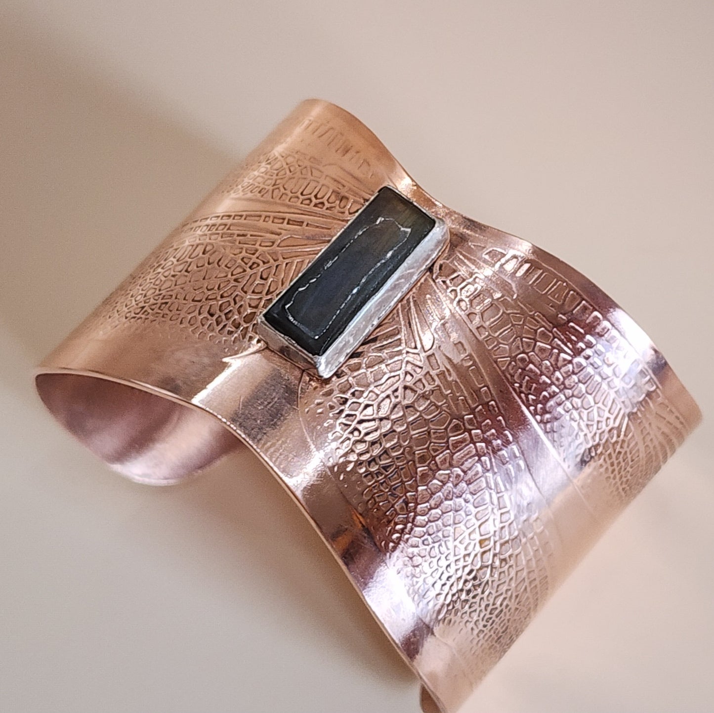 Dragonfly Copper Cuff Bracelet