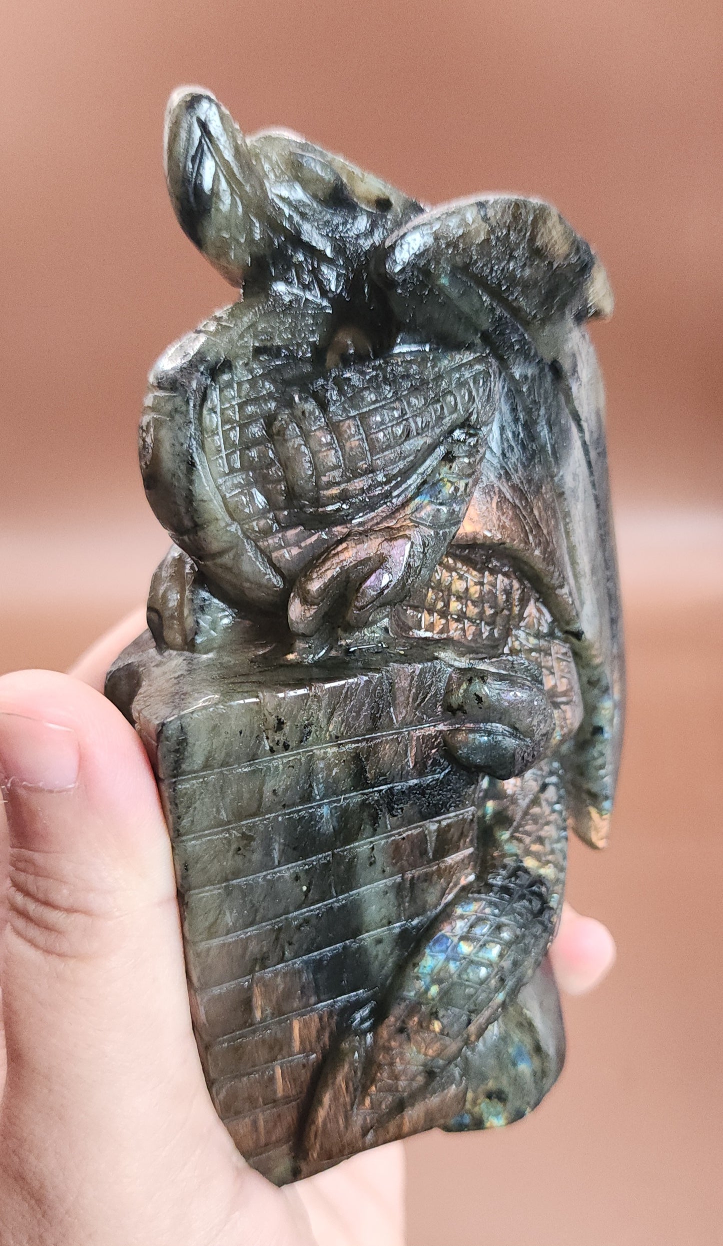 Labradorite Dragon