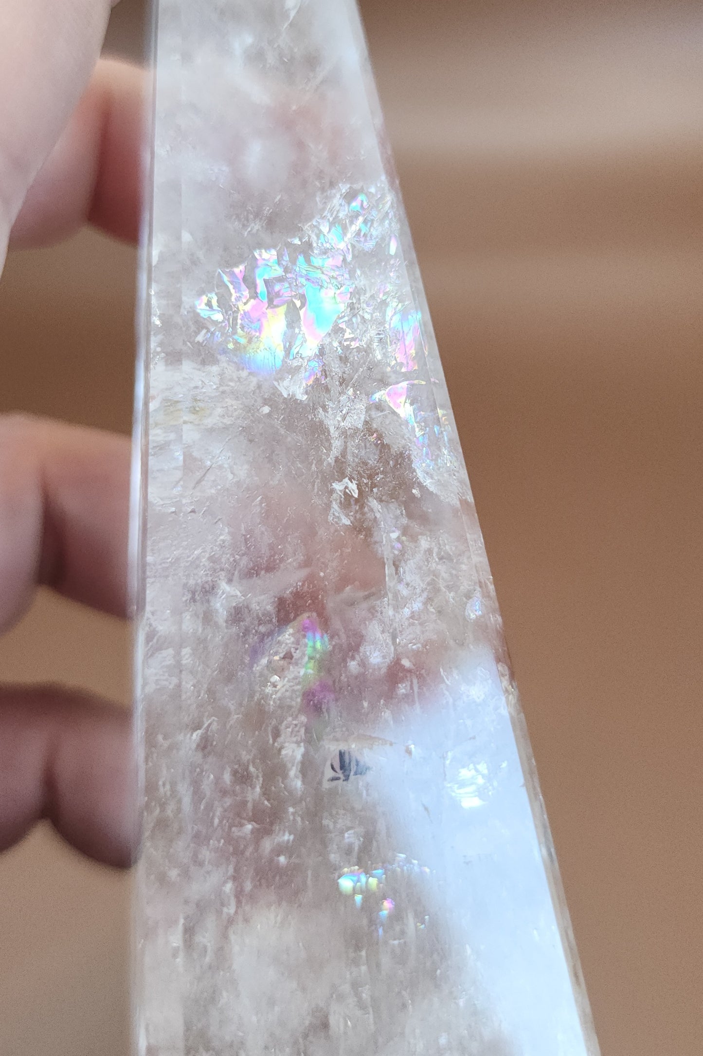 Clear Quartz Obelisk