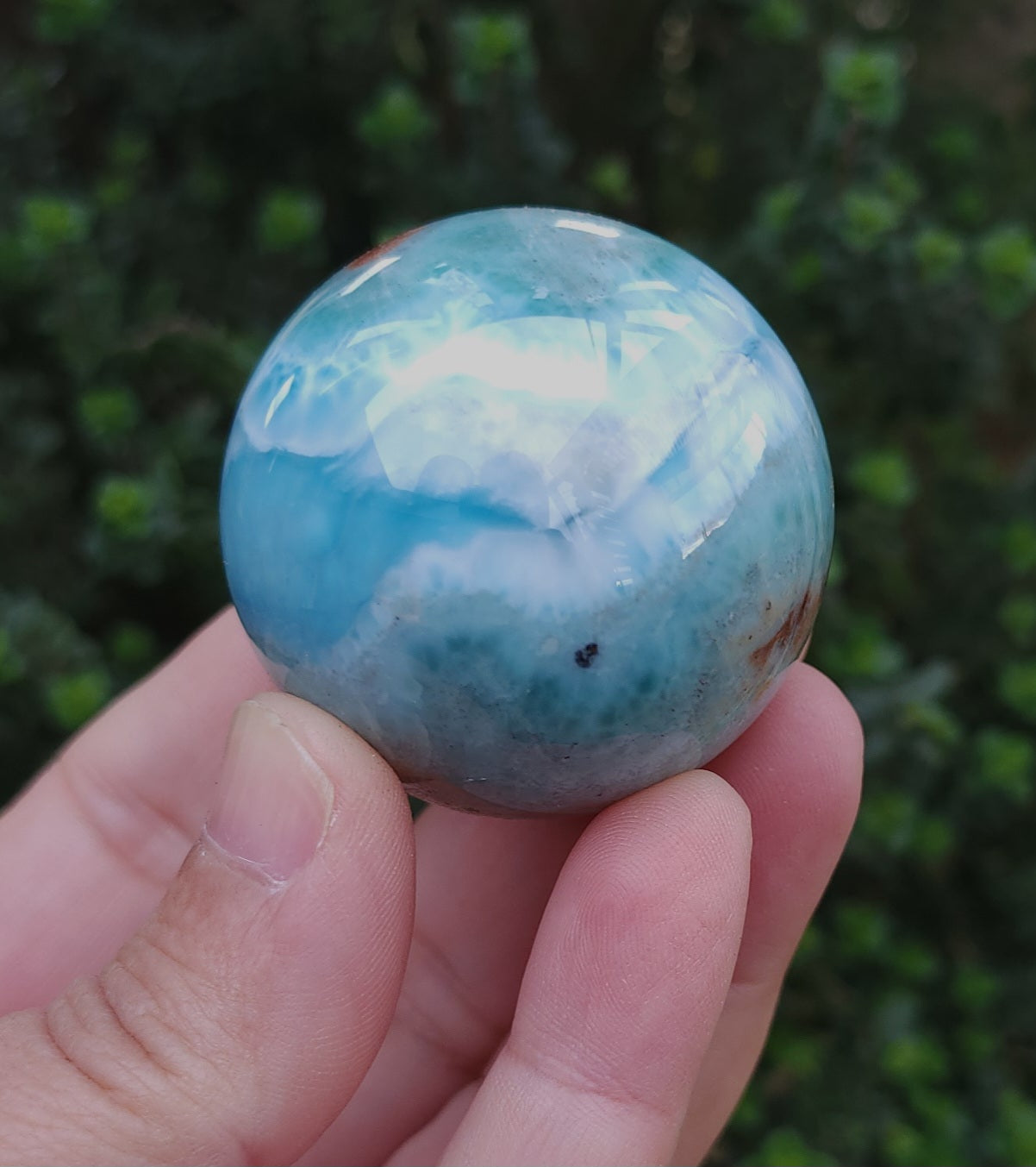 Larimar Sphere 4.1 cm