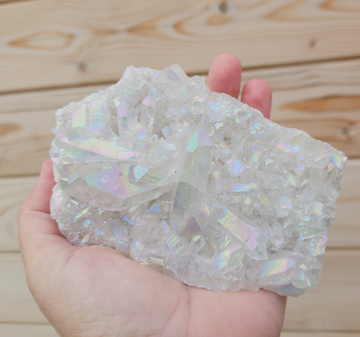 Angel Aura Quartz Cluster
