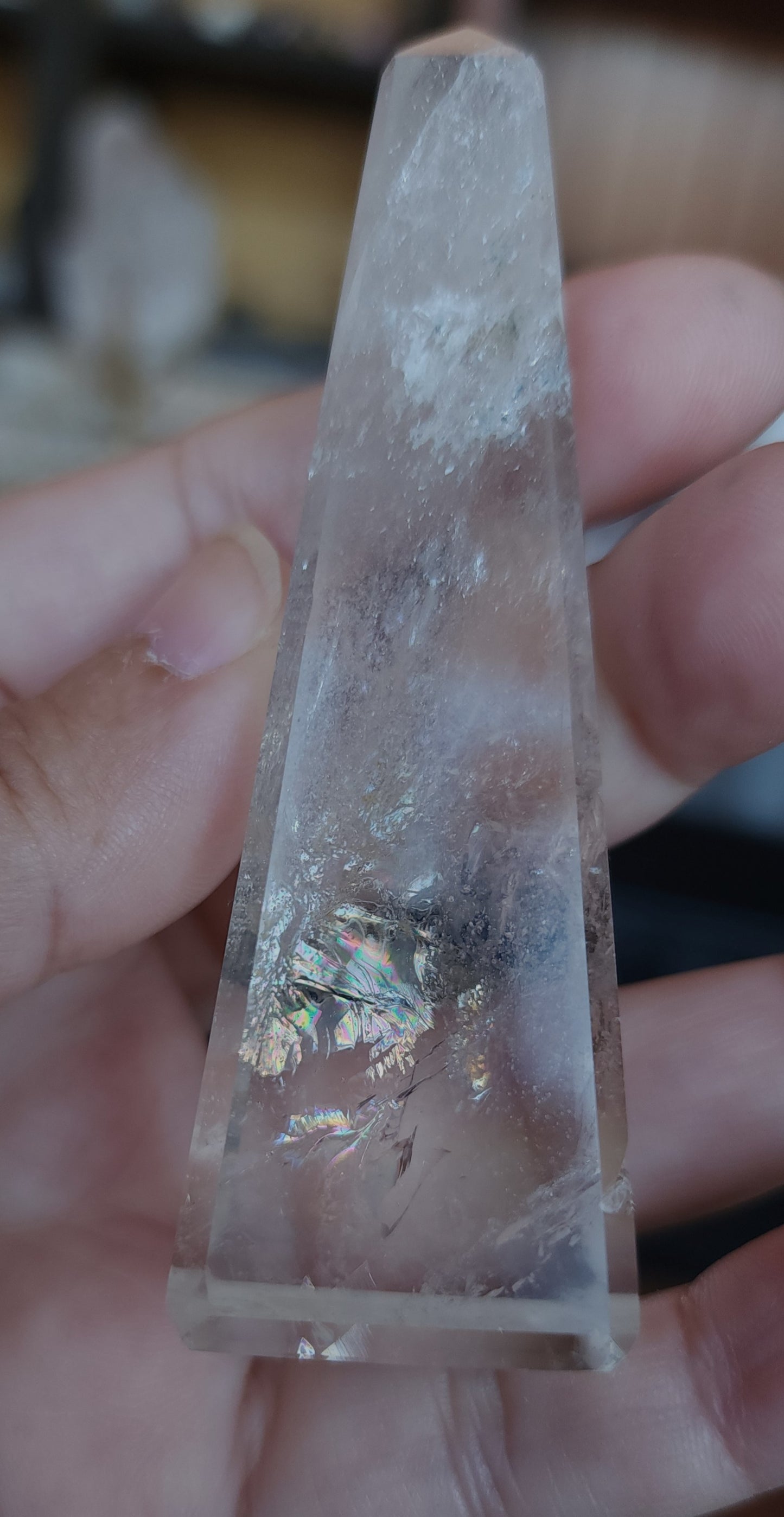 Clear Quartz Obelisk