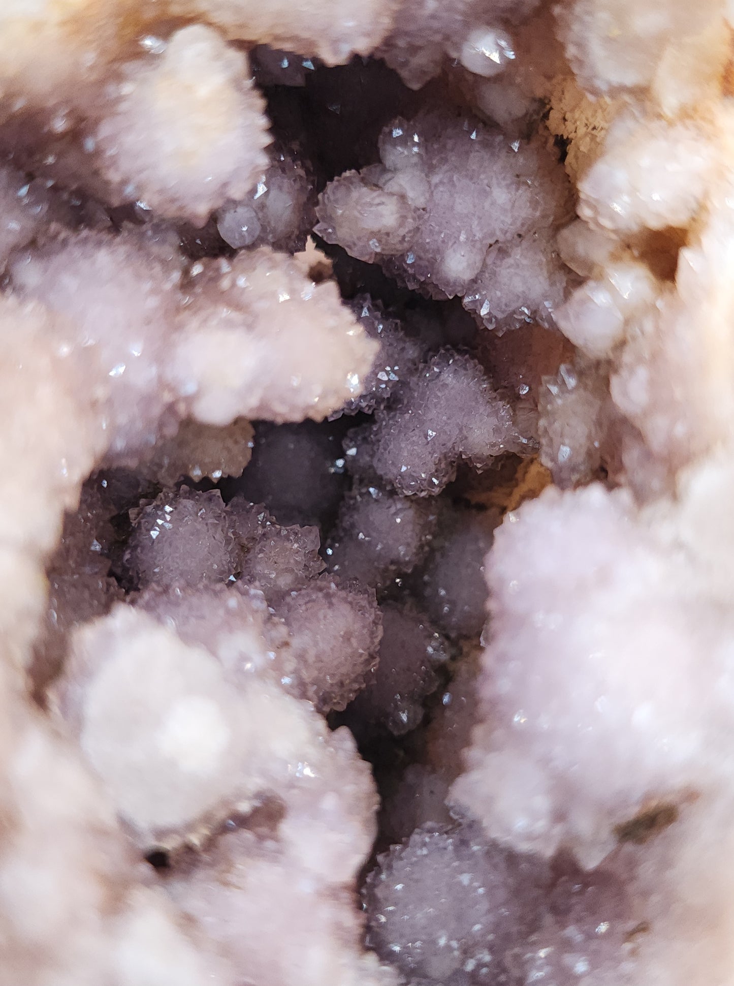 Pink Amethyst Flower Agate Specimen Geode