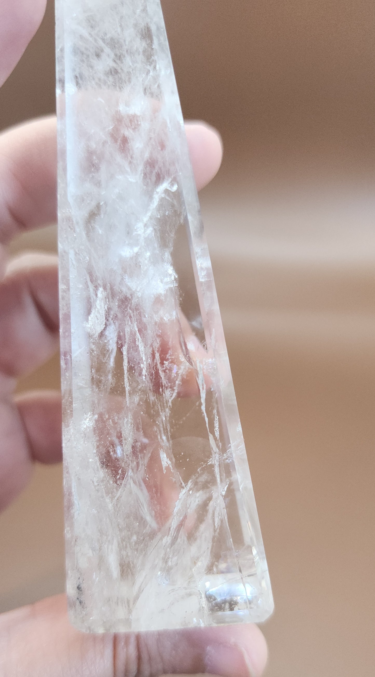 Clear Quartz Obelisk