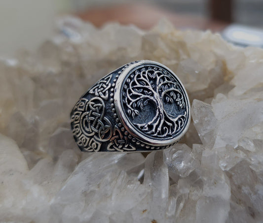 Sterling Silver Tree of Life Ring
