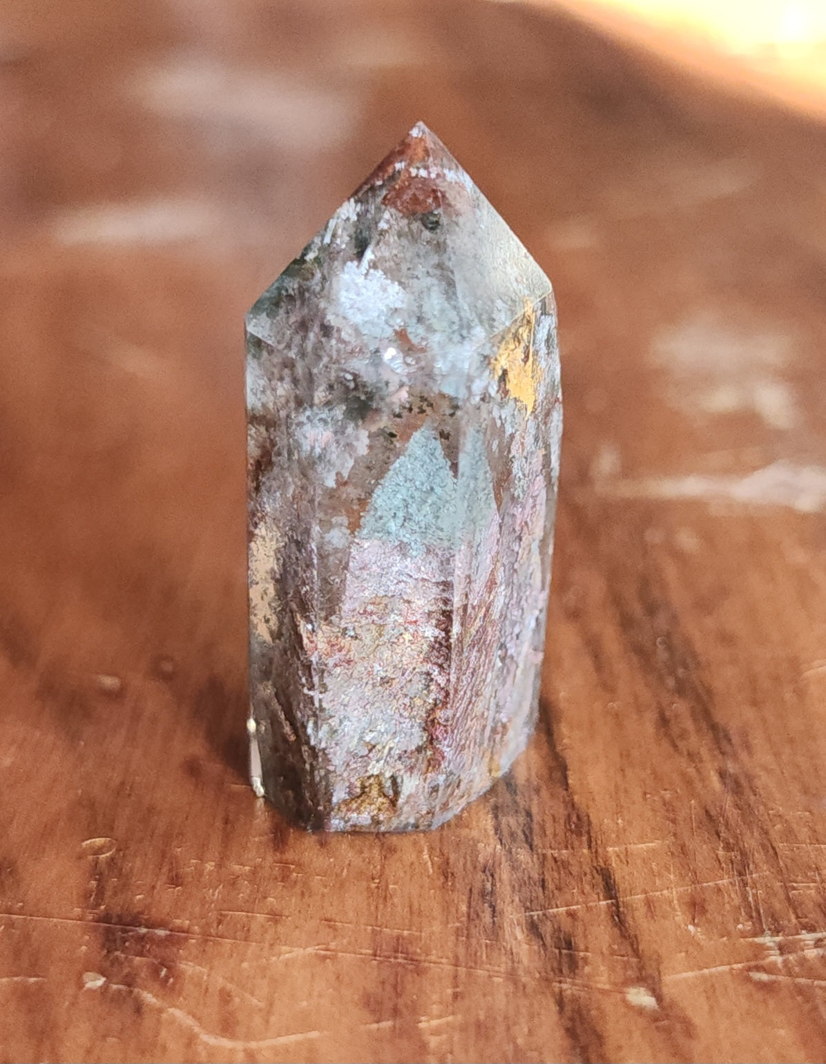 Lodolite Point AAA Garden Quartz