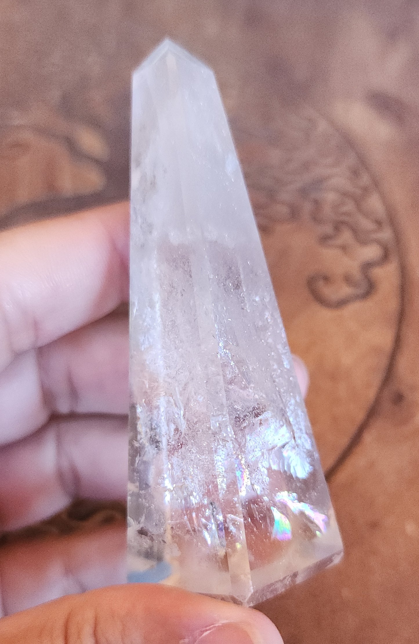 Clear Quartz Obelisk