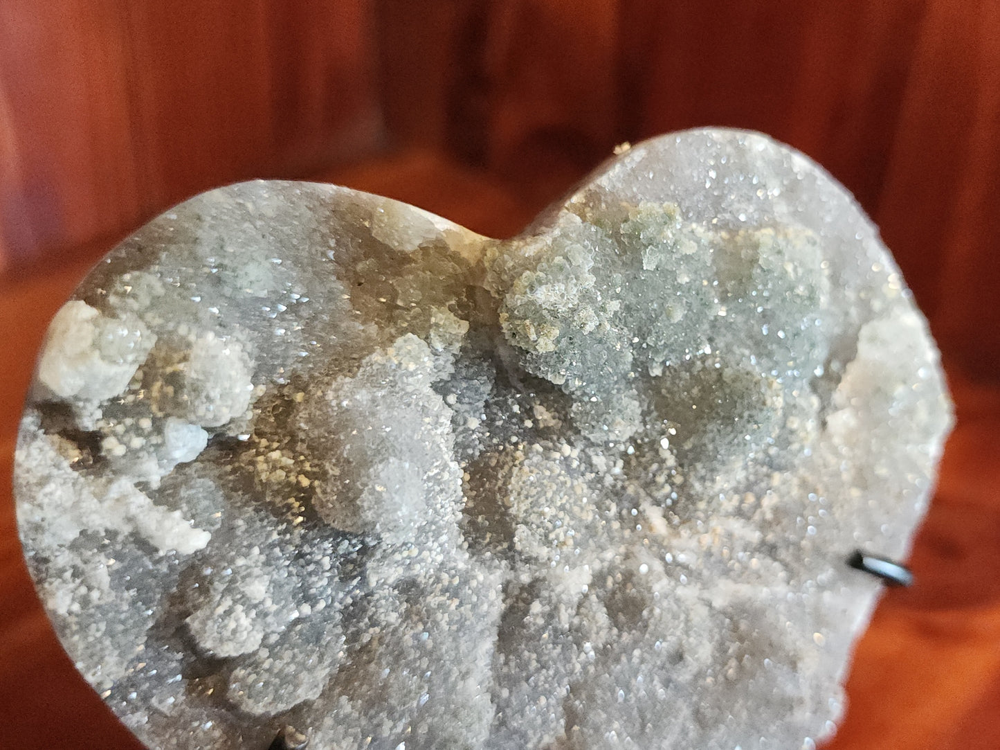 Green Amethyst Heart