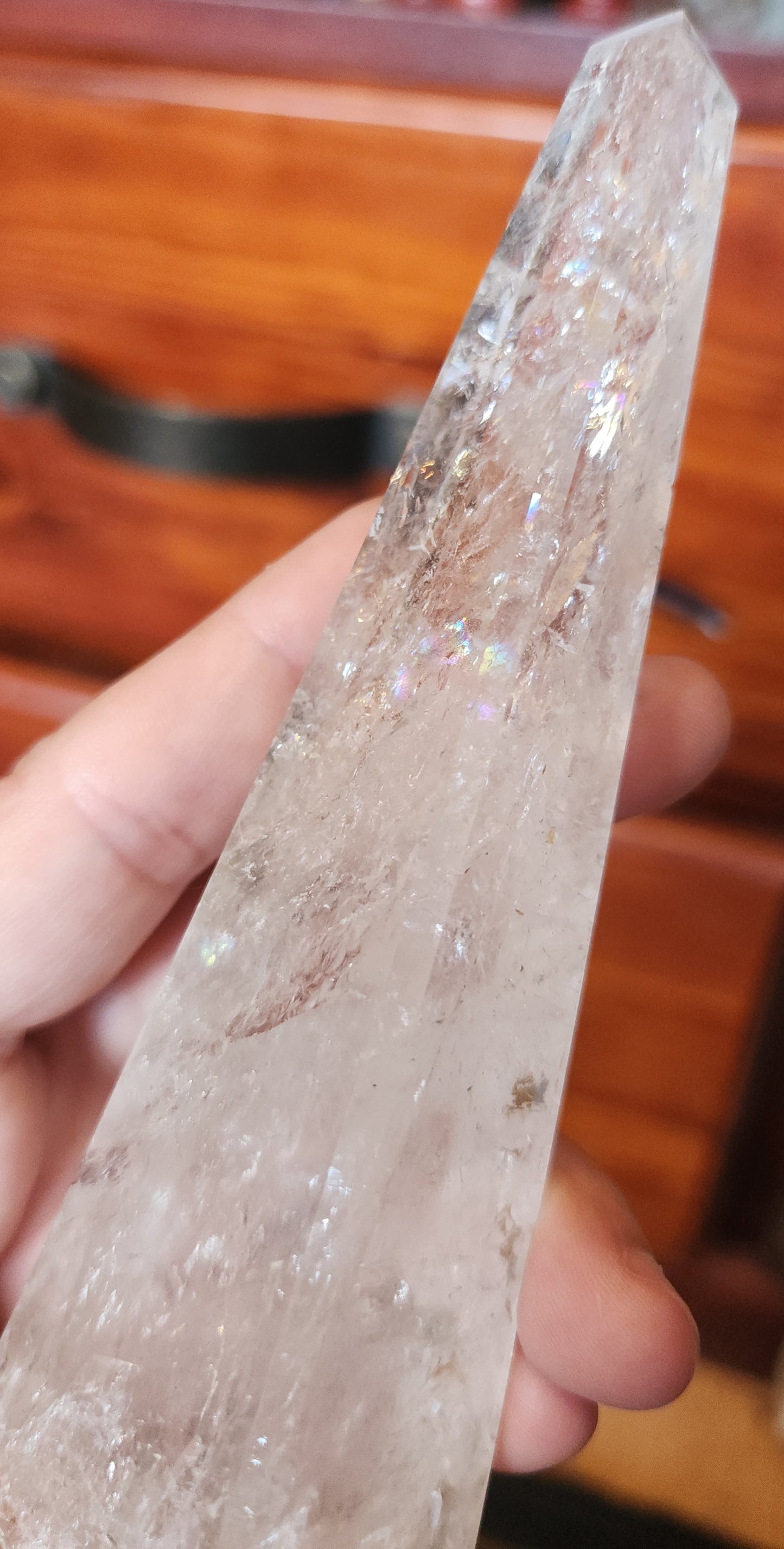 Clear Quartz Obelisk