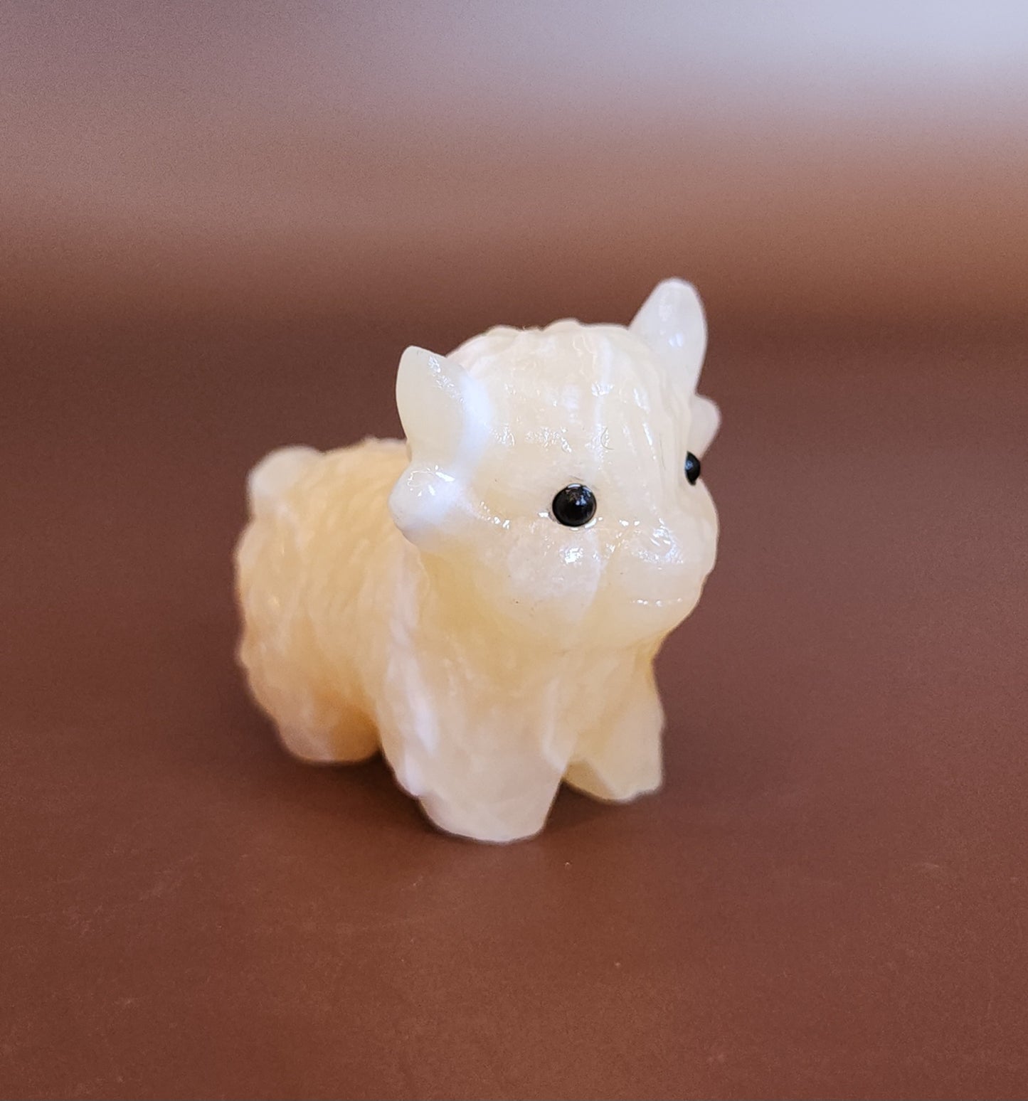 Highland Cow Carving - Mini