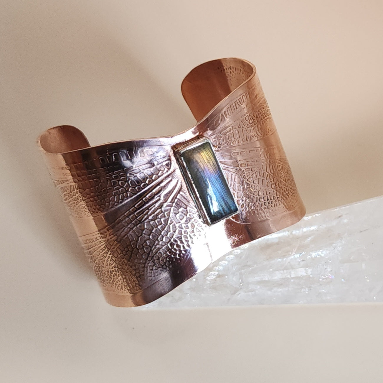 Dragonfly Copper Cuff Bracelet