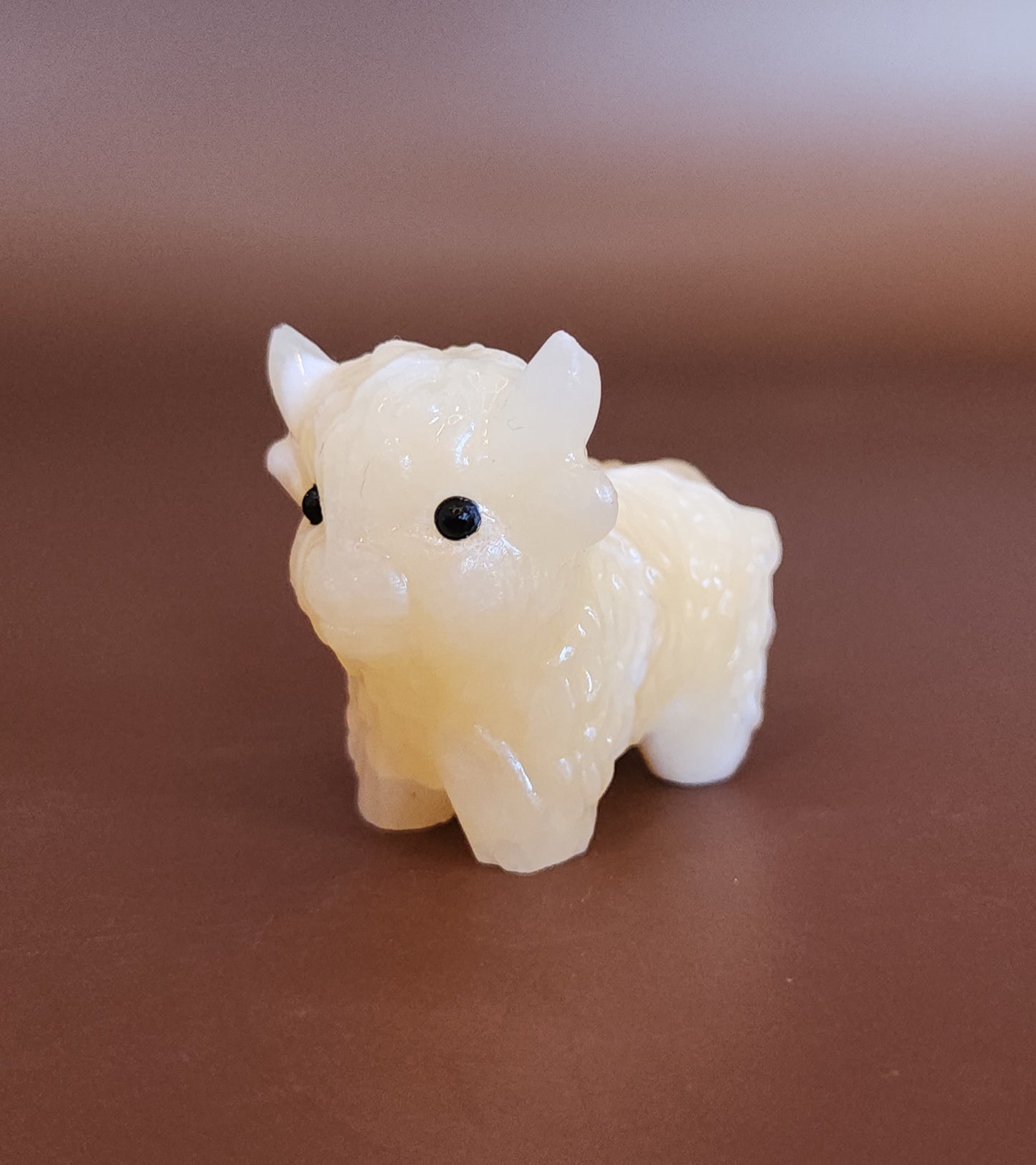 Highland Cow Carving - Mini