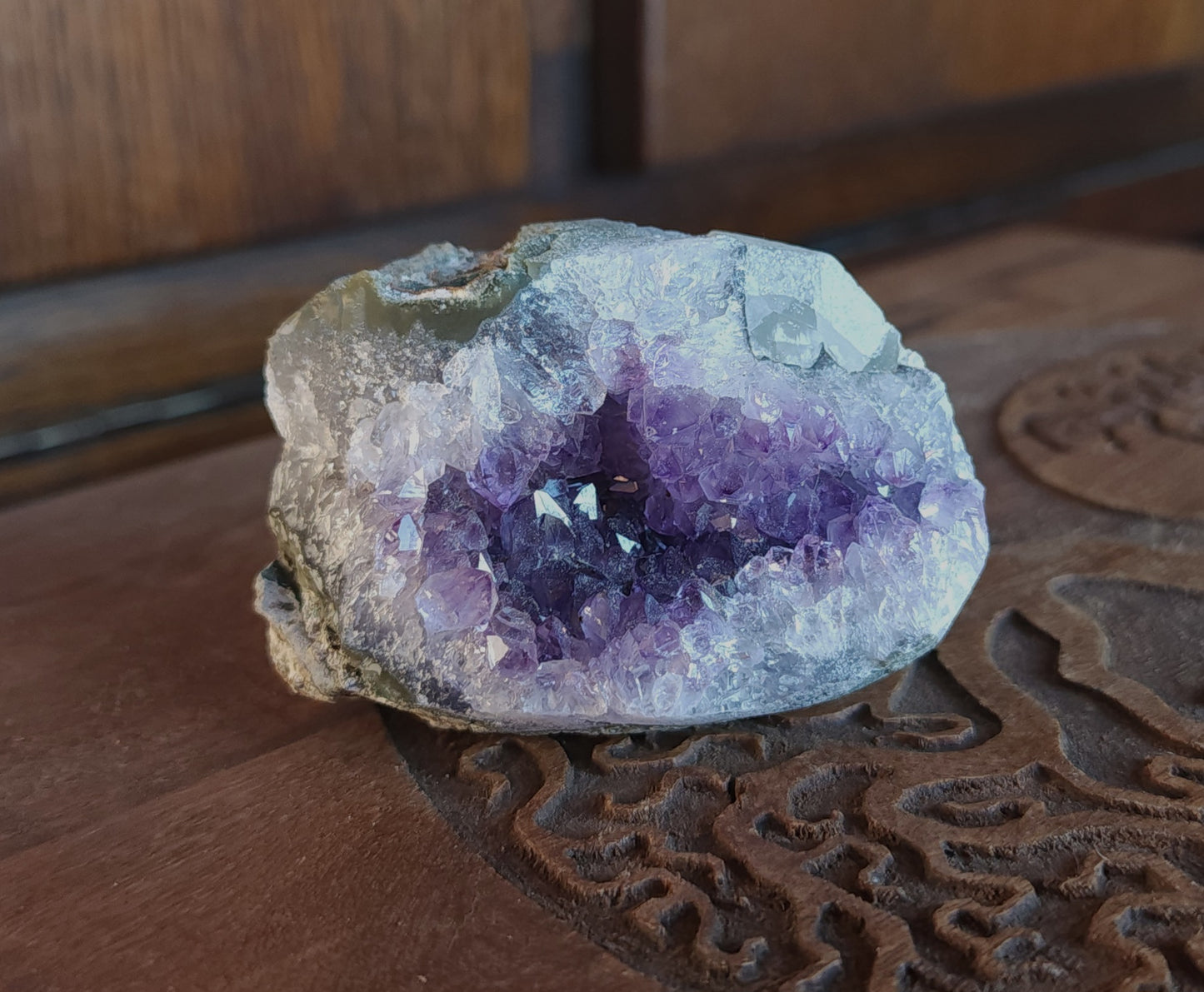 Amethyst & Calcite Cluster