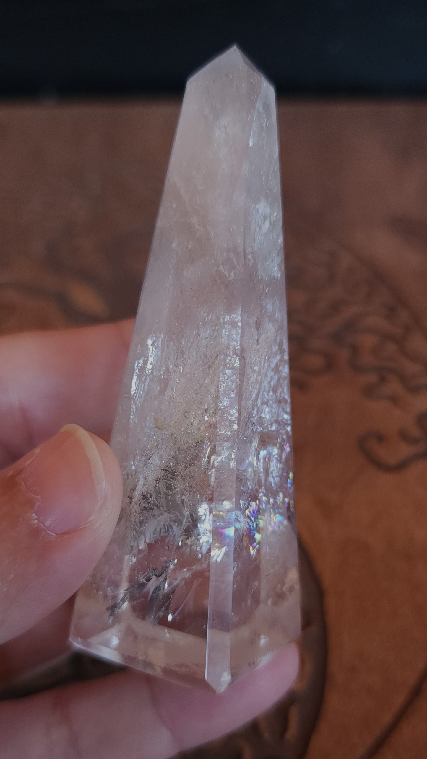 Clear Quartz Obelisk