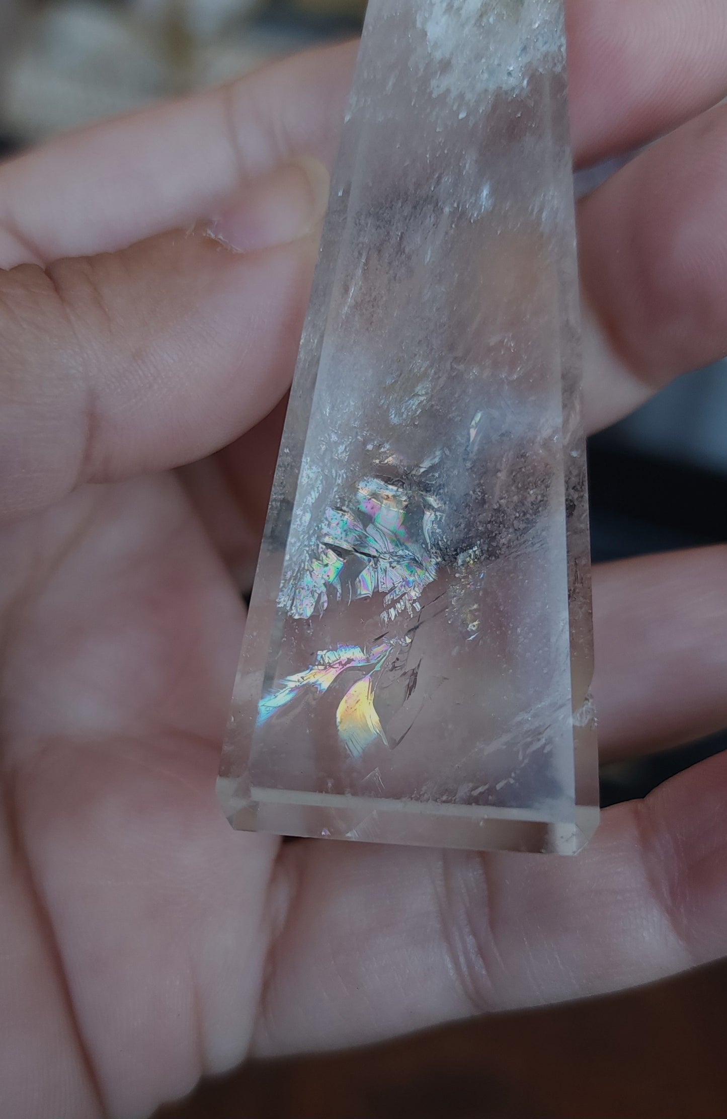 Clear Quartz Obelisk