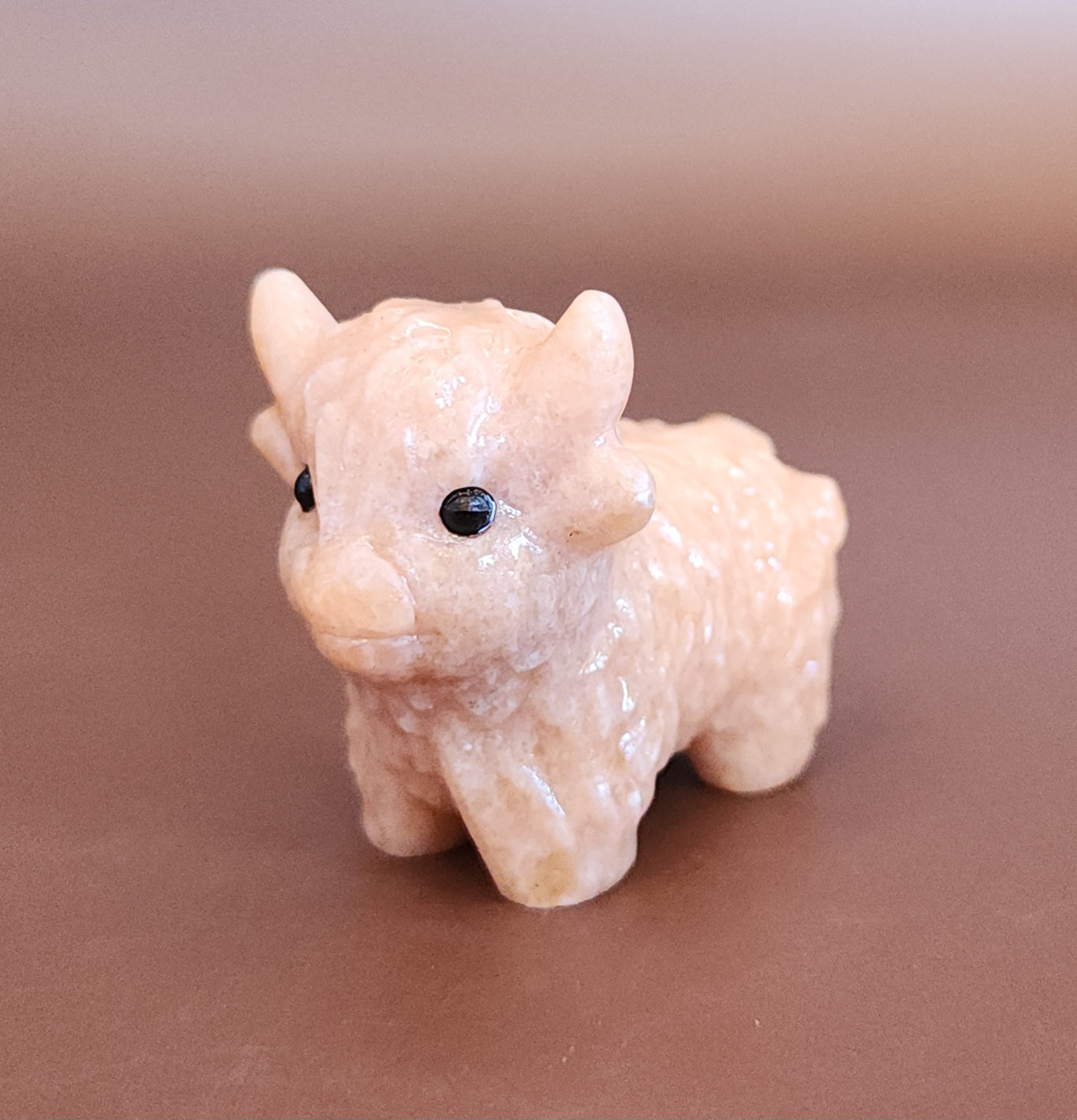Highland Cow Carving - Mini