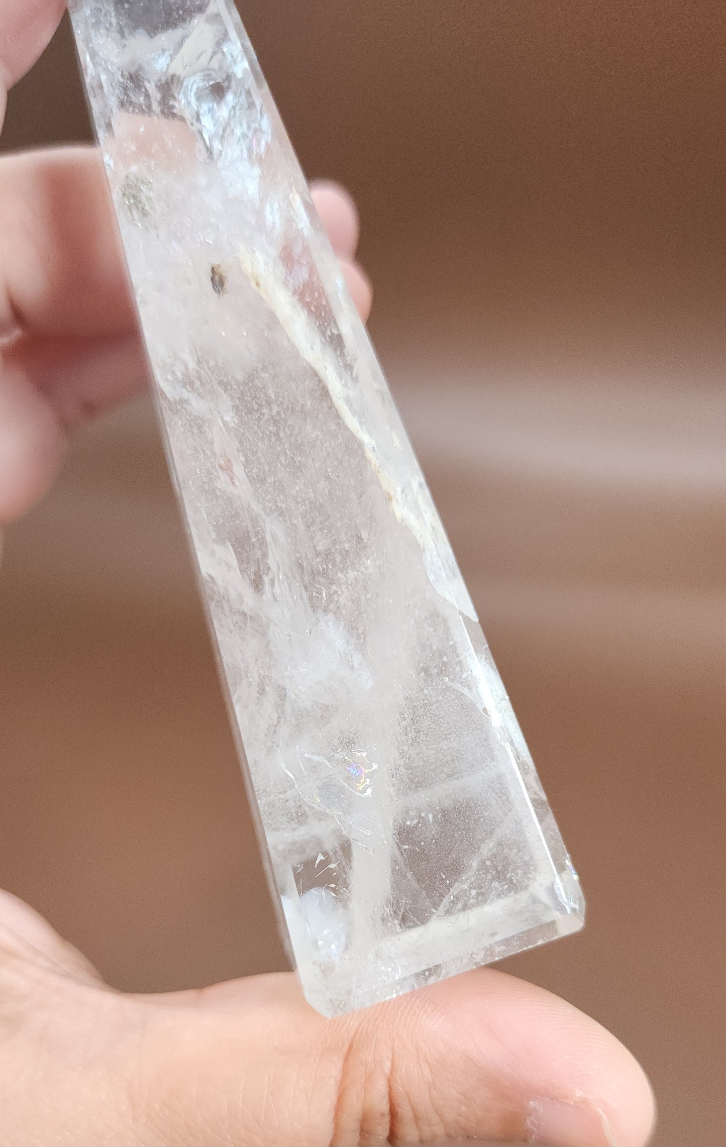Clear Quartz Obelisk