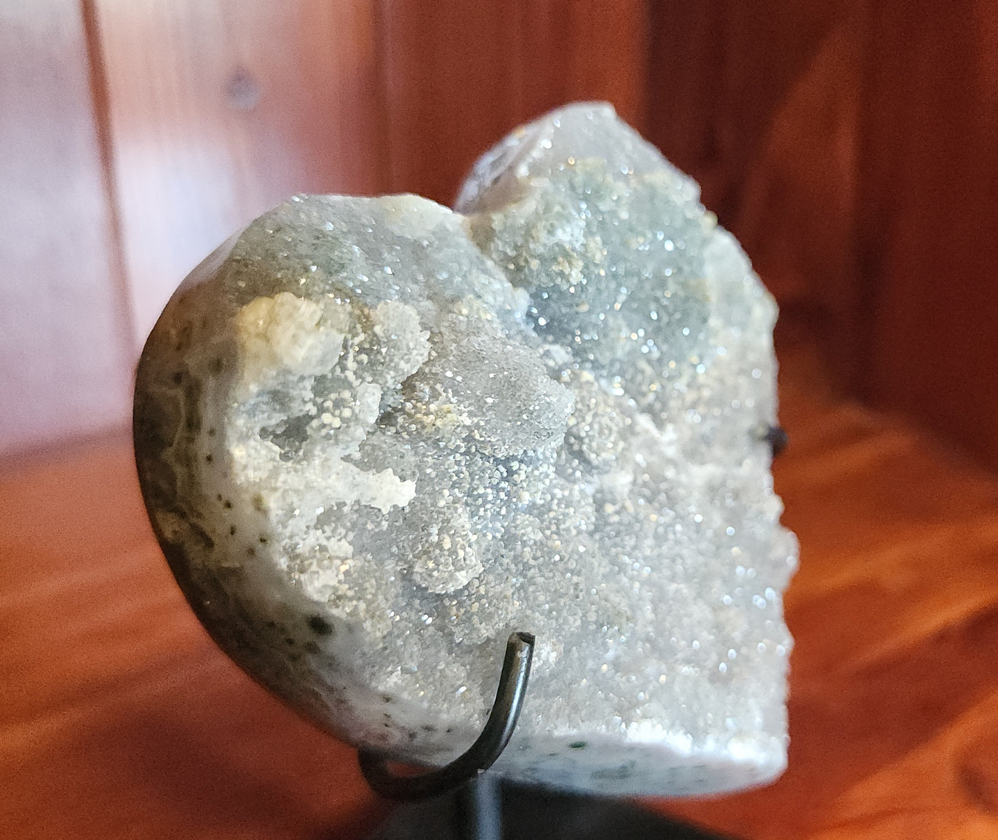 Green Amethyst Heart