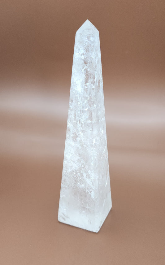 Clear Quartz Obelisk