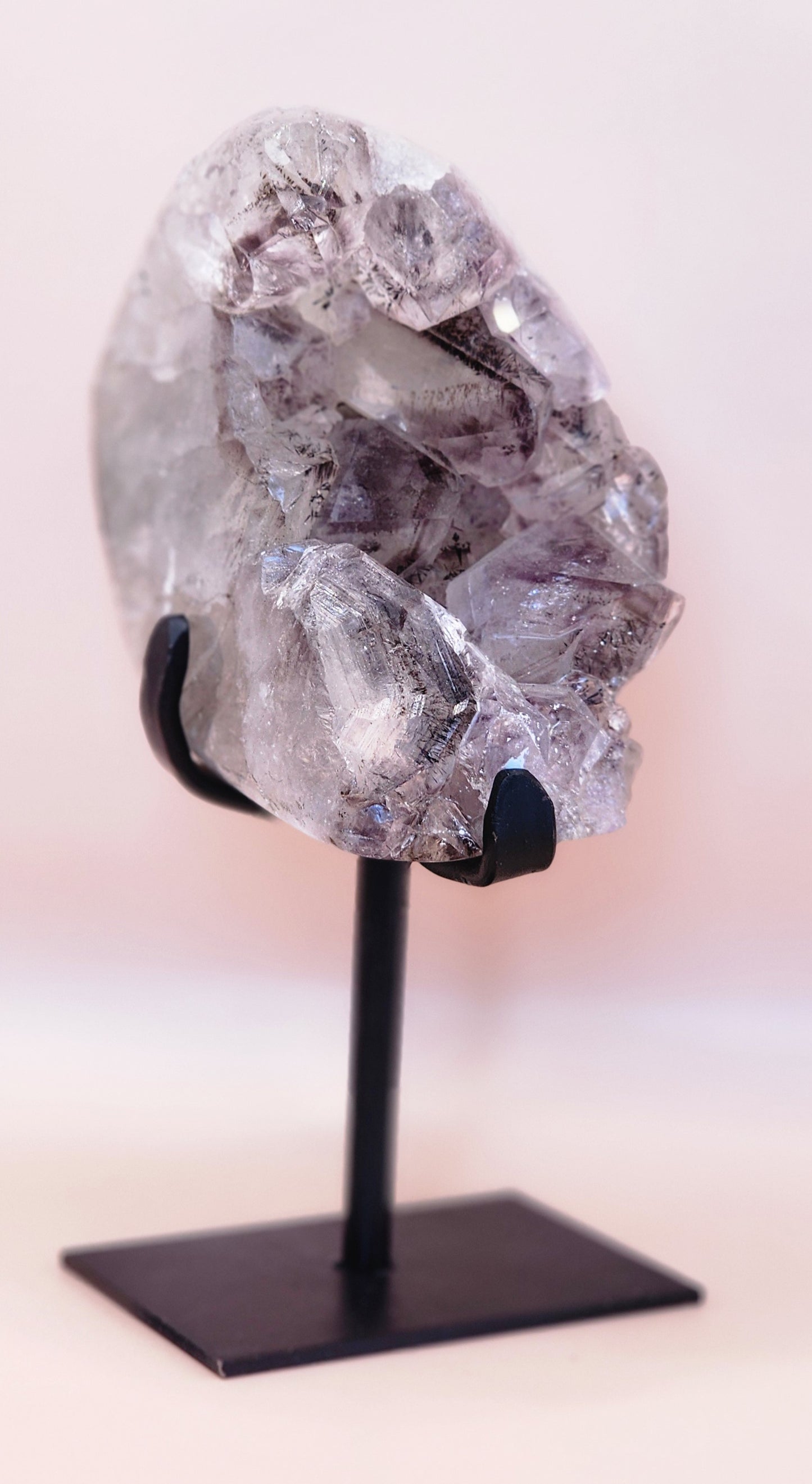 Amethyst Cluster with Goethite