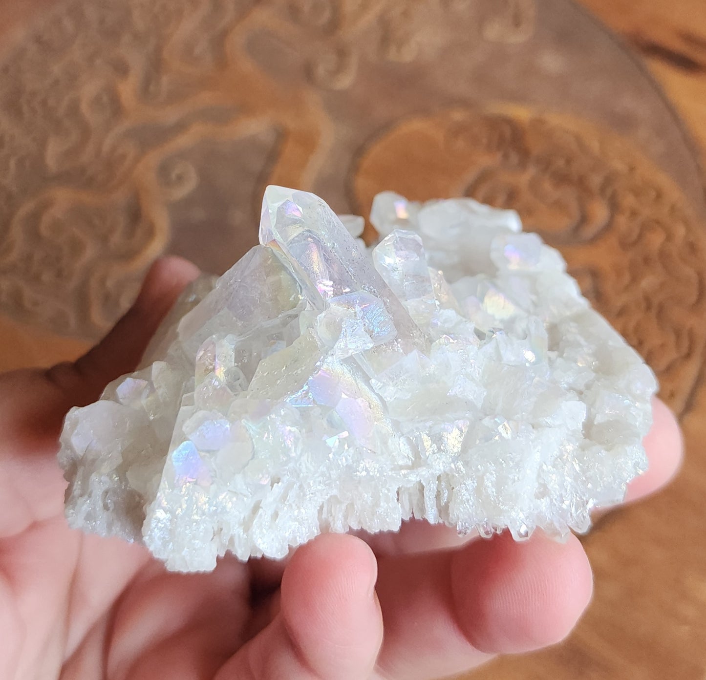 Angel Aura Quartz Cluster