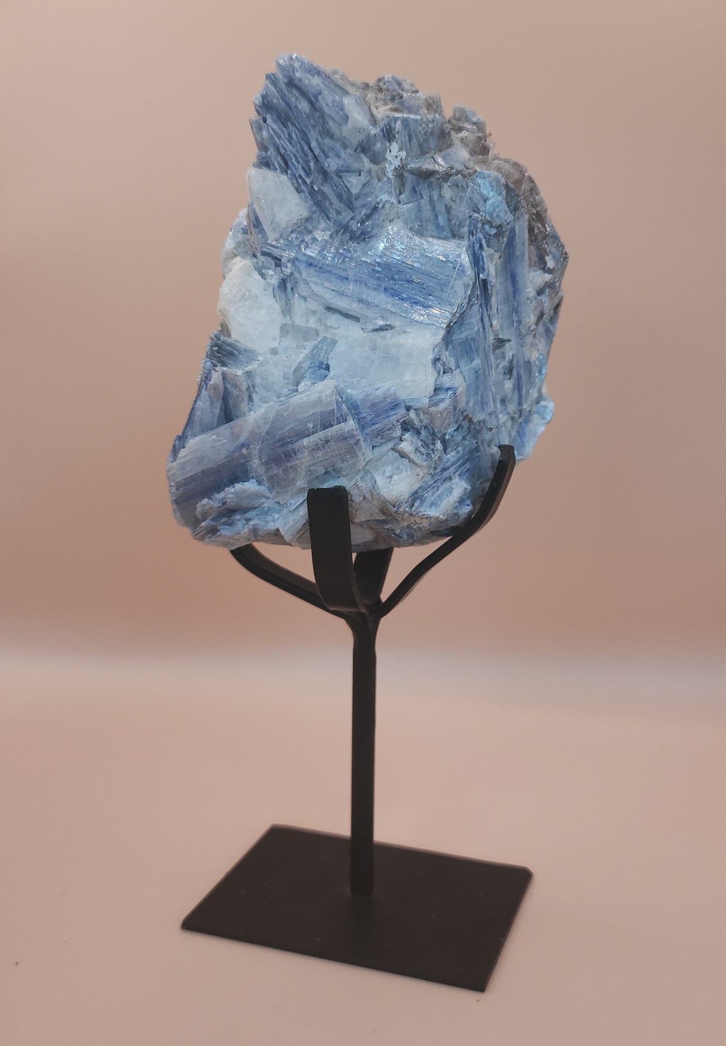 Kyanite, Clear & Smoky Quartz Specimen