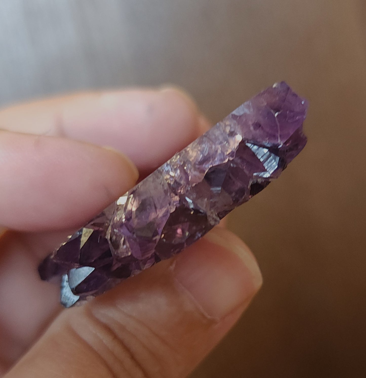 Amethyst Stalactite Slice