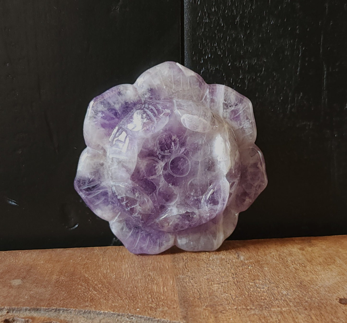 Amethyst & Smoky Quartz Lotus