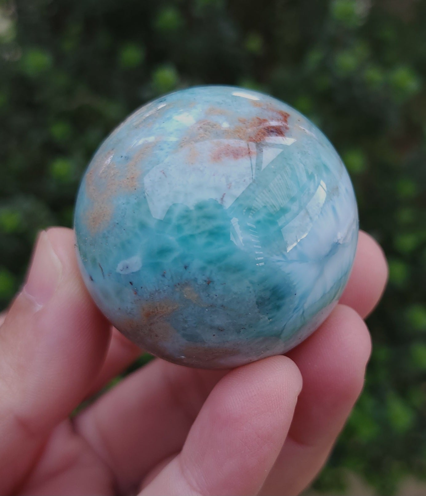 Larimar Sphere 4.1 cm