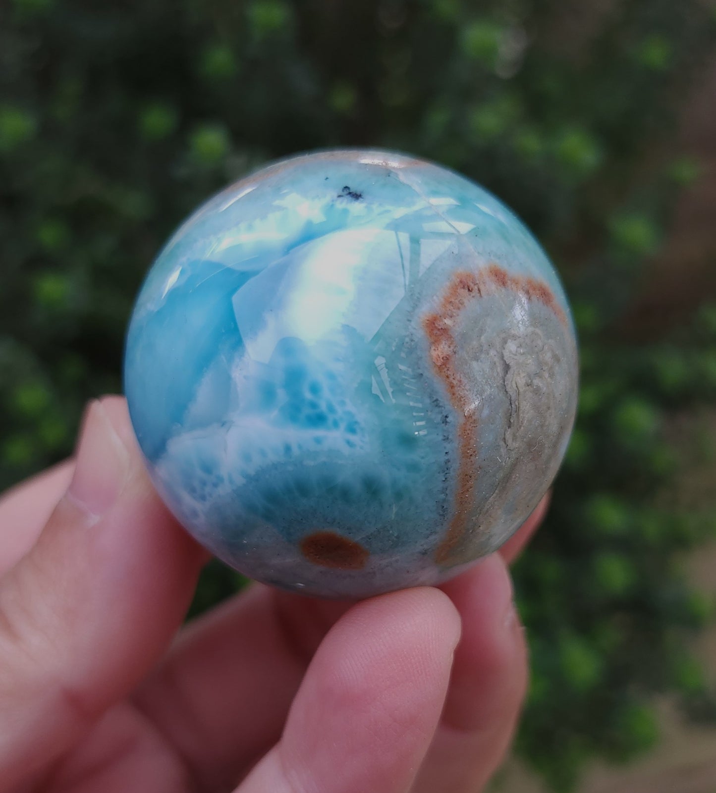 Larimar Sphere 4.1 cm