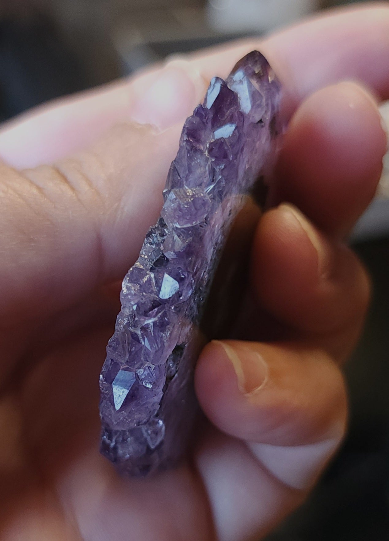 Amethyst Stalactite Slice