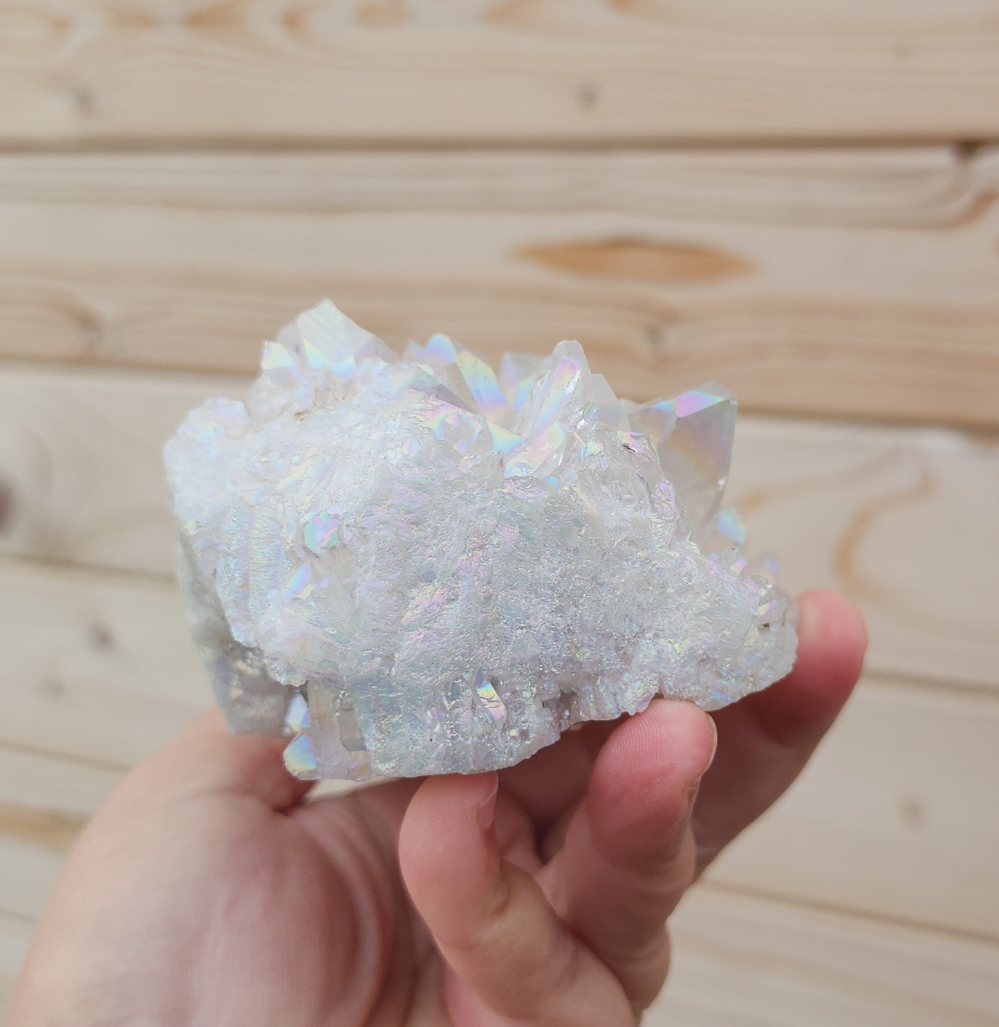 Angel Aura Quartz Cluster