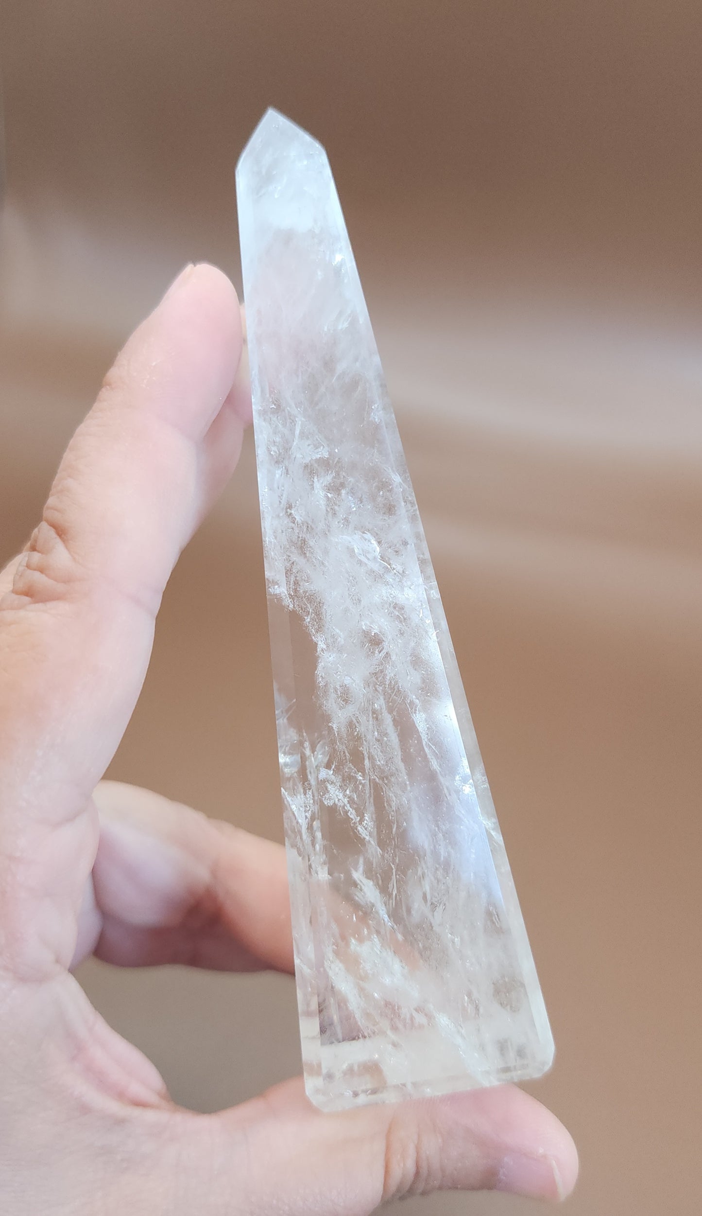 Clear Quartz Obelisk