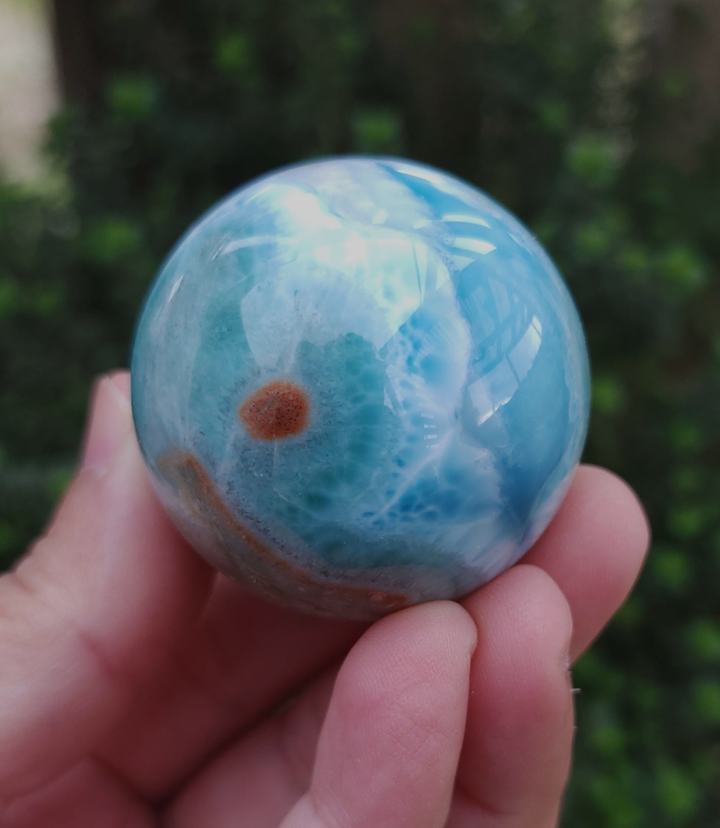 Larimar Sphere 4.1 cm