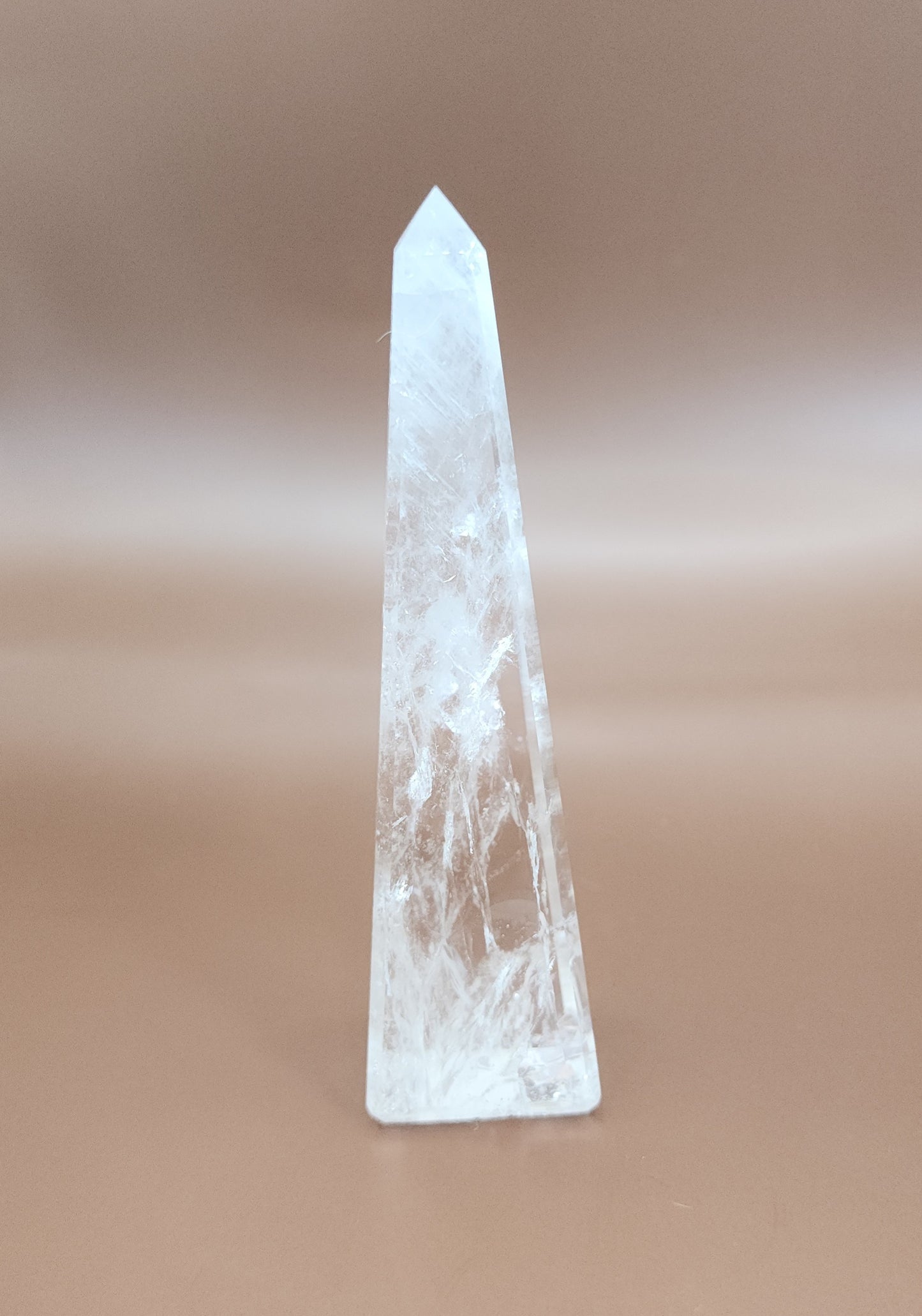 Clear Quartz Obelisk