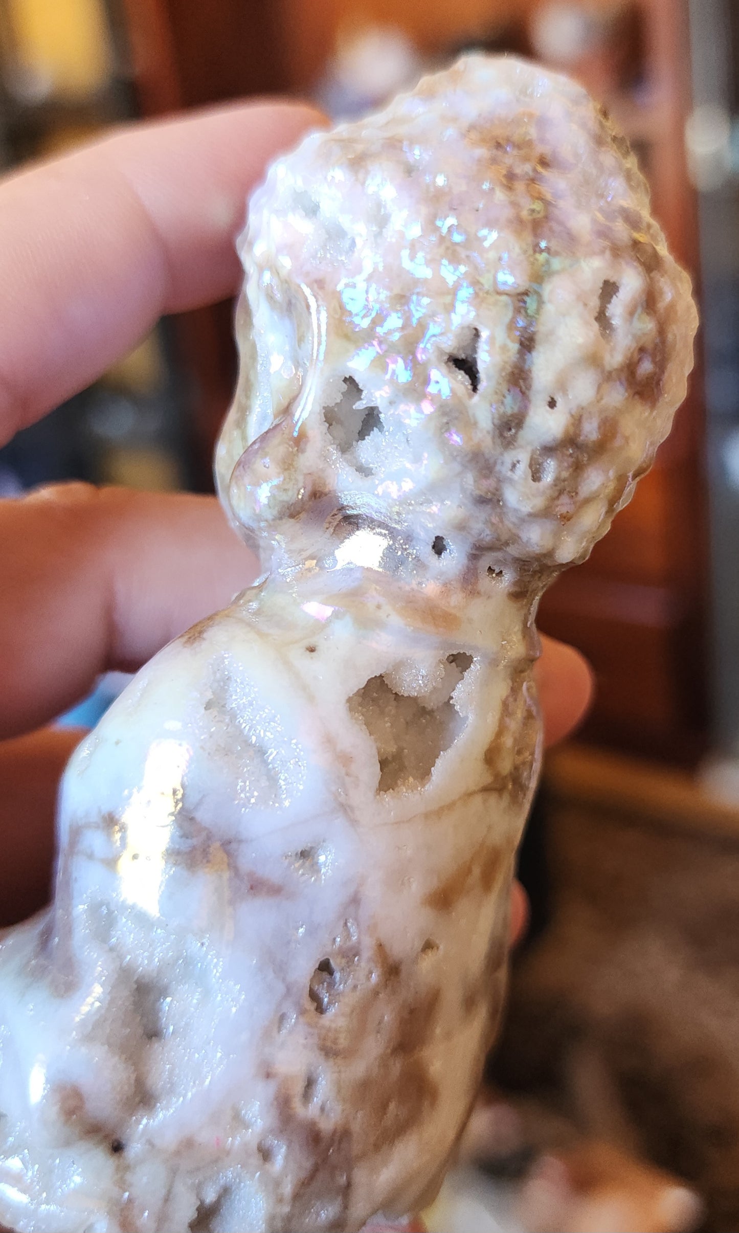 Aura Druzy Quartz Buddha
