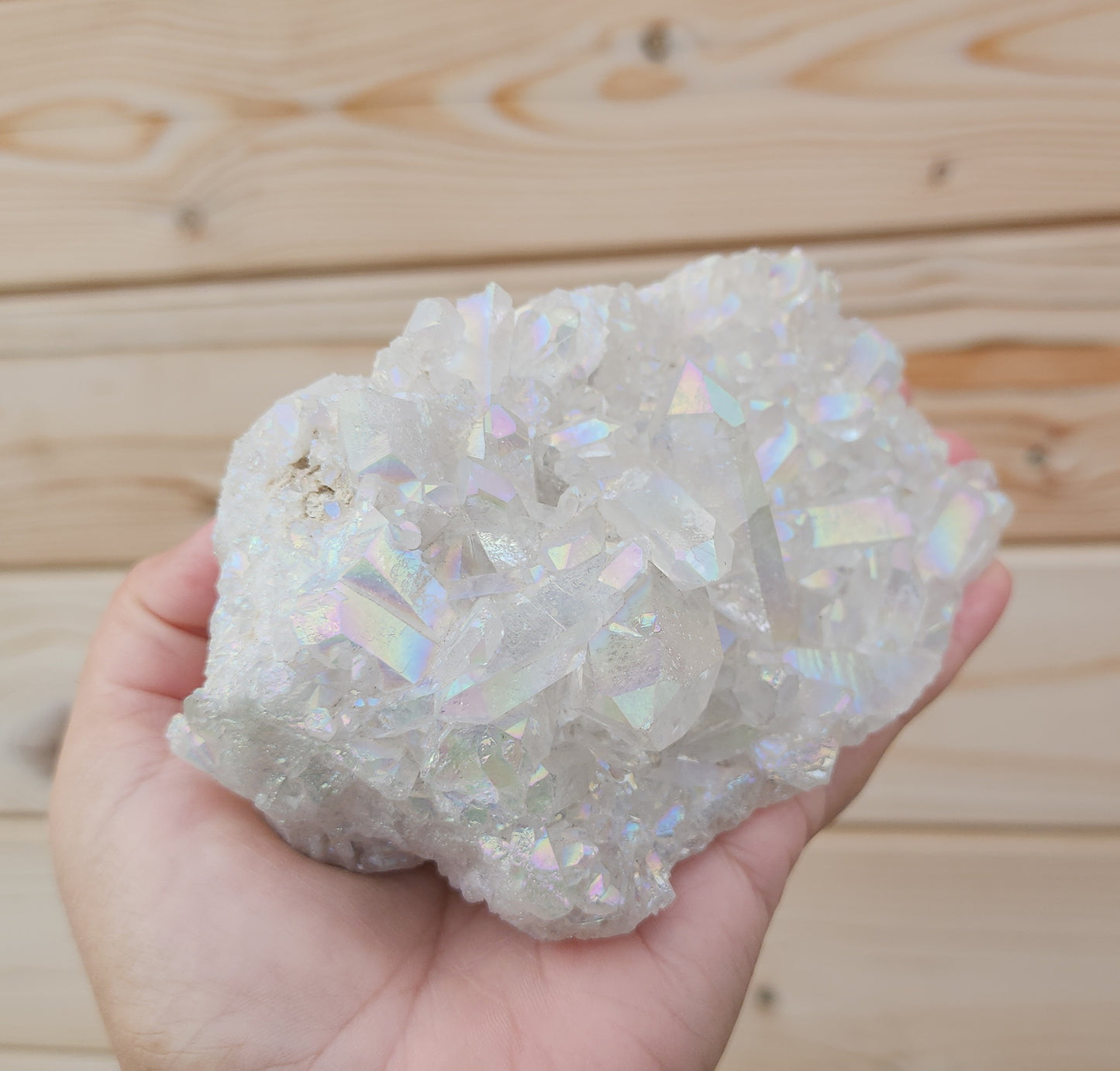 Angel Aura Quartz Cluster
