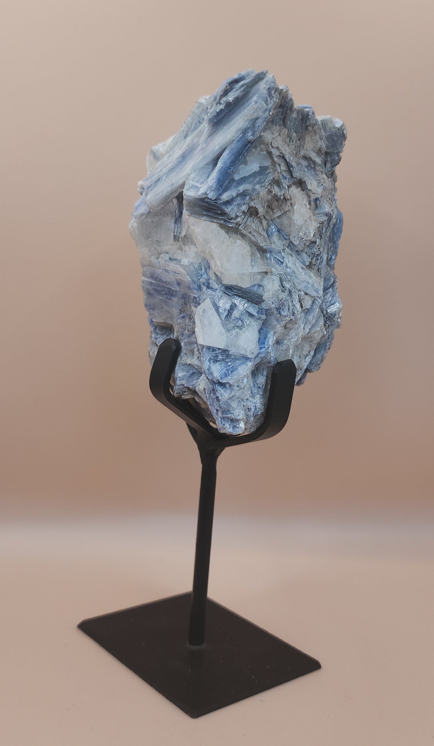 Kyanite, Clear & Smoky Quartz Specimen