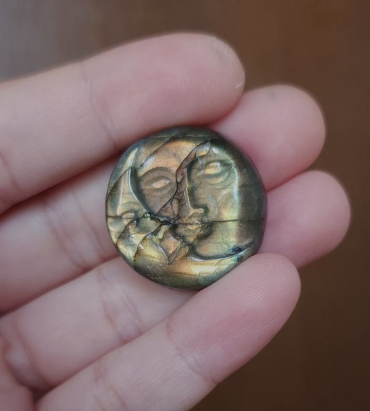Celestial Labradorite Carving