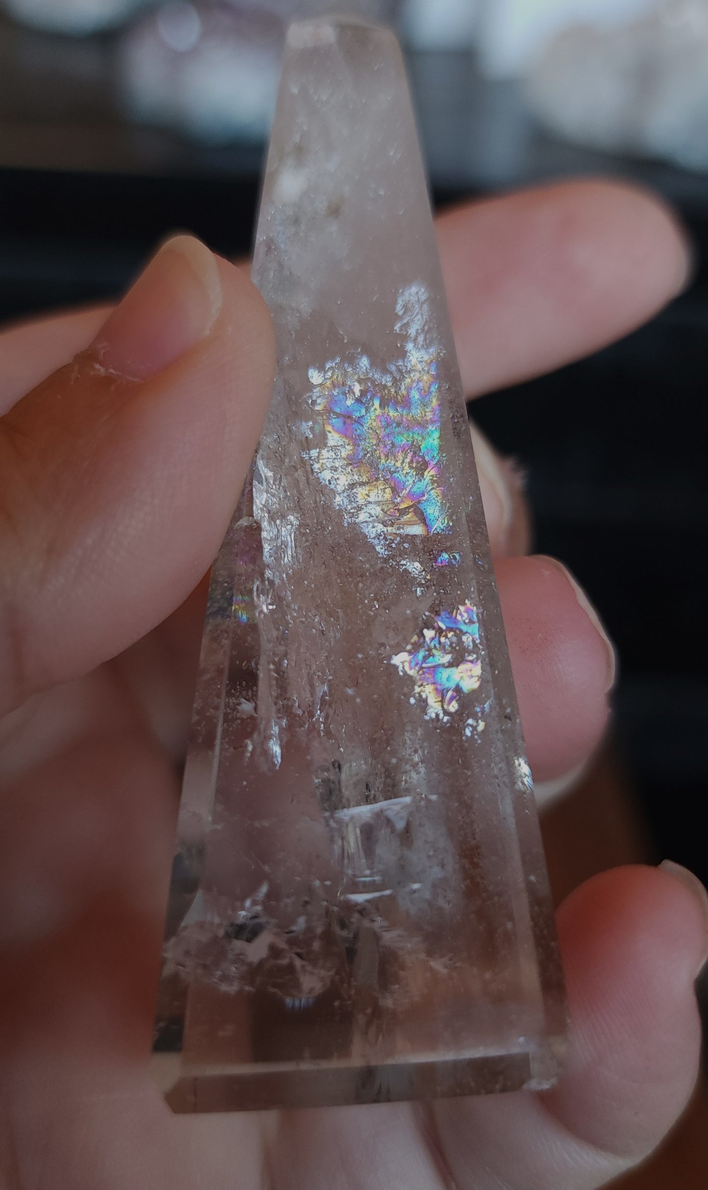 Clear Quartz Obelisk