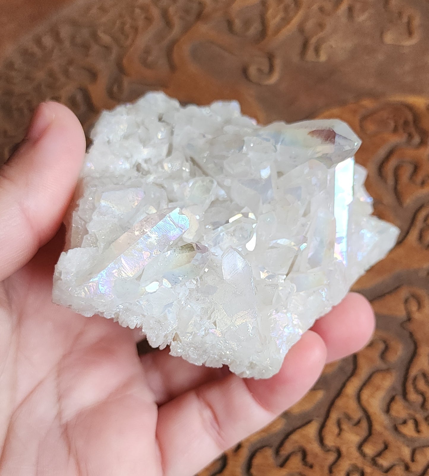 Angel Aura Quartz Cluster