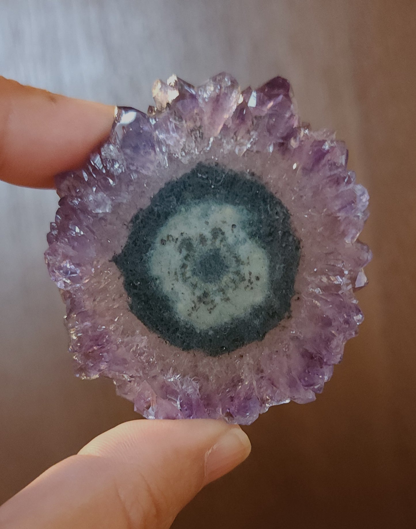 Amethyst Stalactite Slice