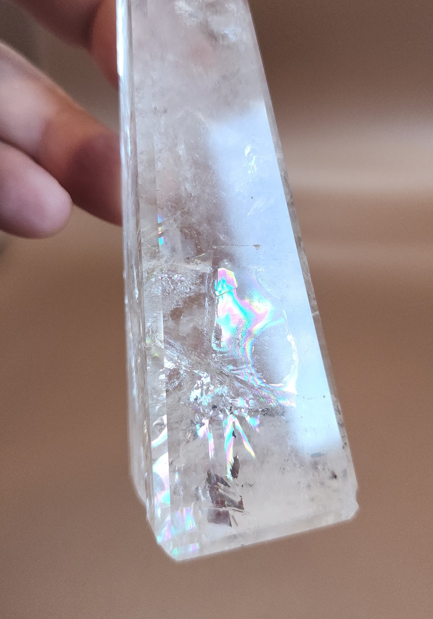 Clear Quartz Obelisk