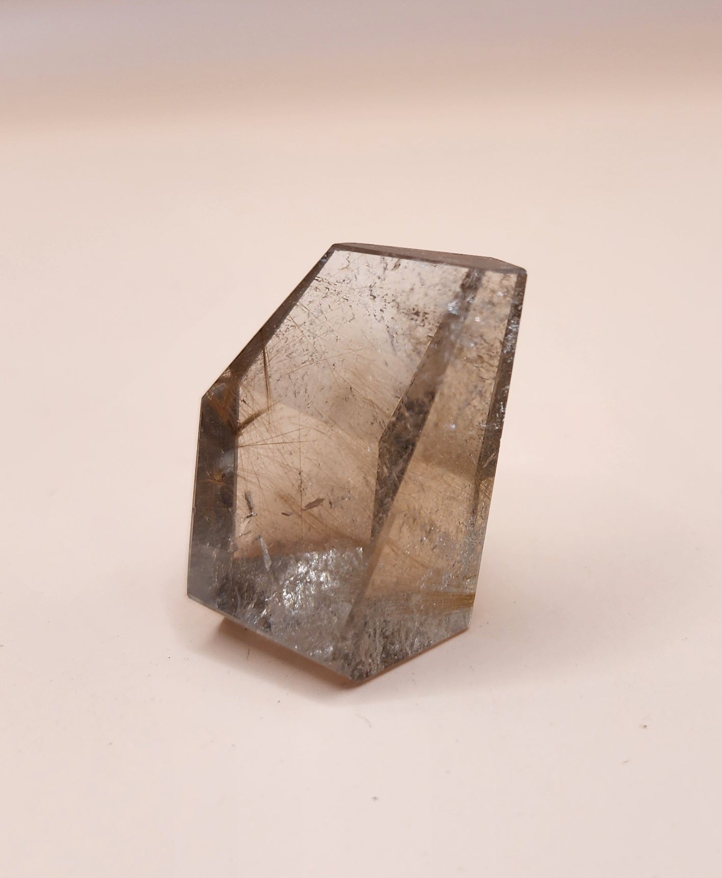 Golden Rutilated Smoky Quartz Freeform
