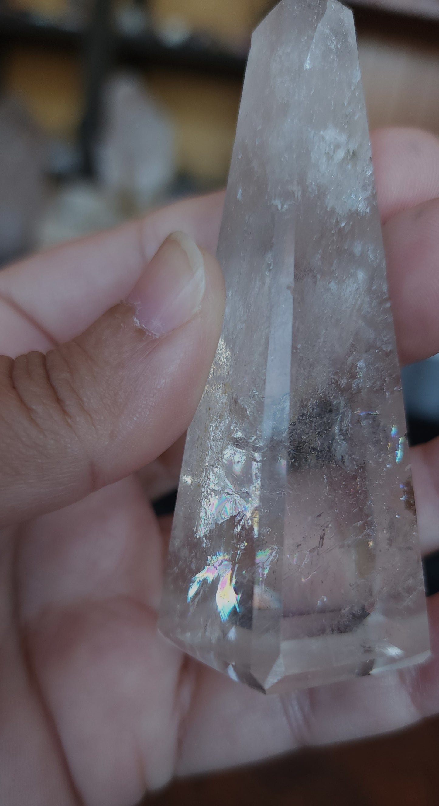 Clear Quartz Obelisk