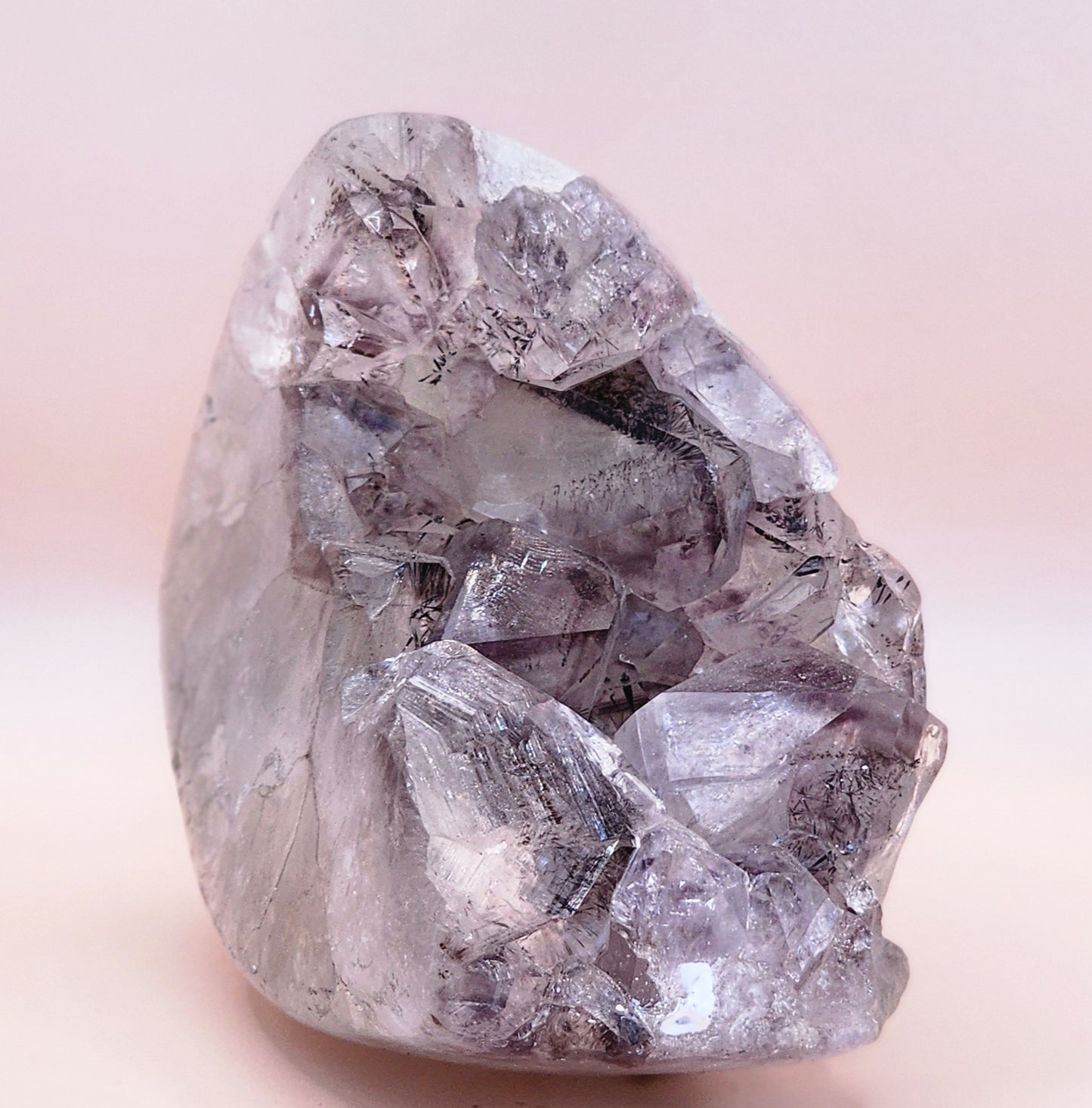 Amethyst Cluster with Goethite