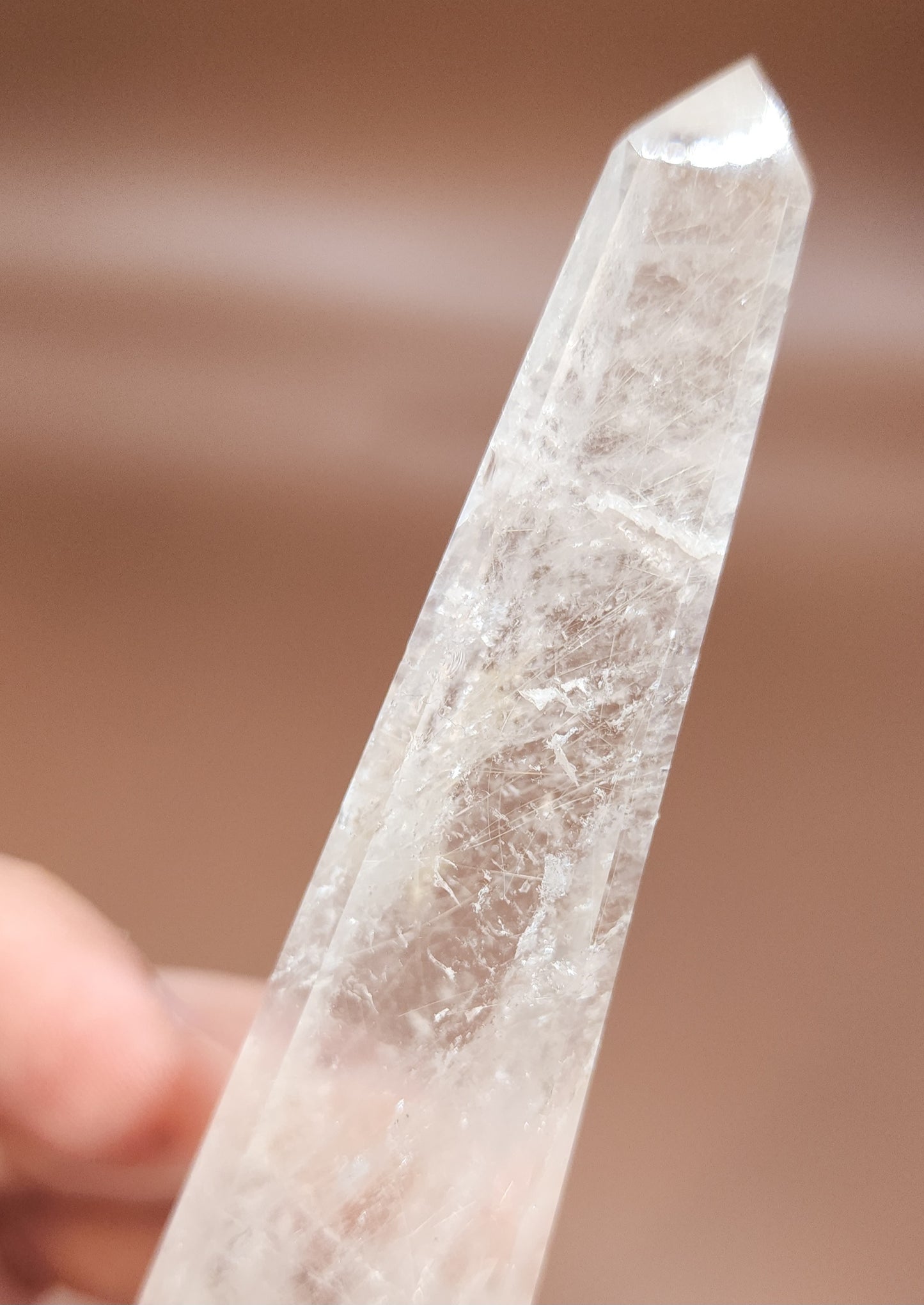 Rutilated Quartz Obelisk