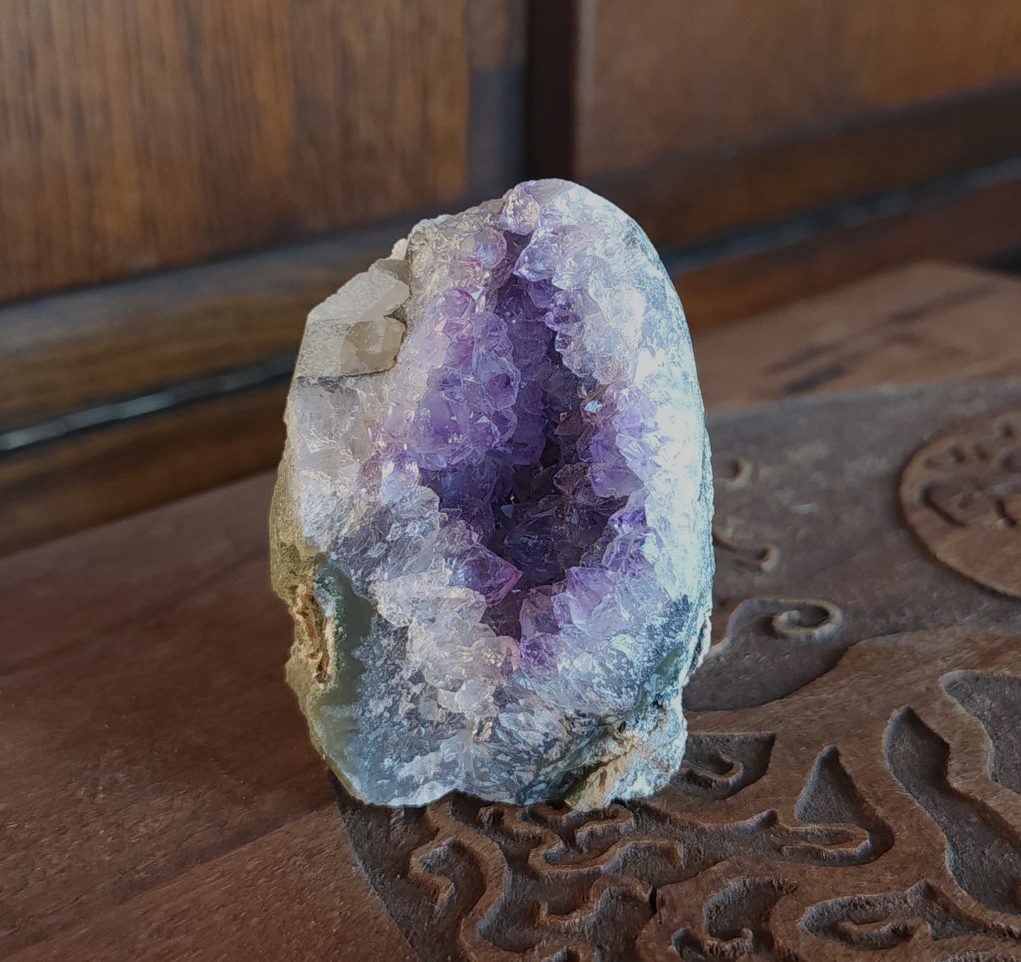 Amethyst & Calcite Cluster