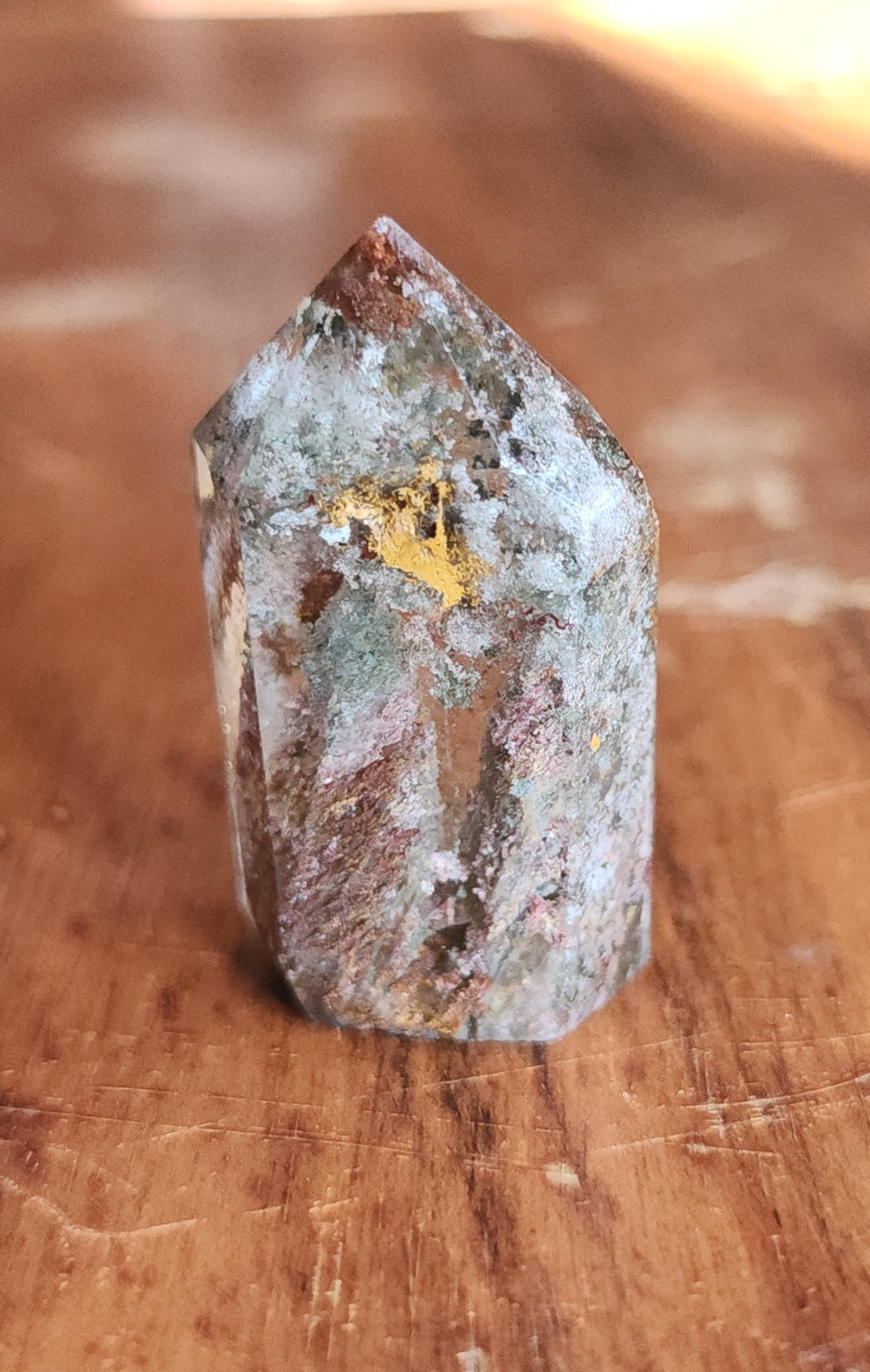 Lodolite Point AAA Garden Quartz